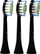 Глави за четка за заби Meriden Brush Daily Care, 3 парчиња, црни