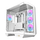 Kuti PC DarkFlash DY470 ATX Cube, 4 ventilatorë ARGB, xham i temperuar, e bardhë