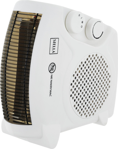 Ngrohës me ventilator Stella STT-2000, 2000W, 2 shkallë fuqie, i bardhë