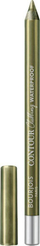 Молив за очи Bourjois Contour Clubbing, водоотпорен, 1.2g, зелена каки со злато