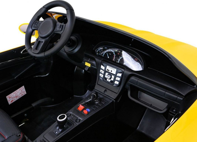 Makina elektrike për fëmijë Ramiz YS-021, 24V, për 2 fëmijë, e verdhë