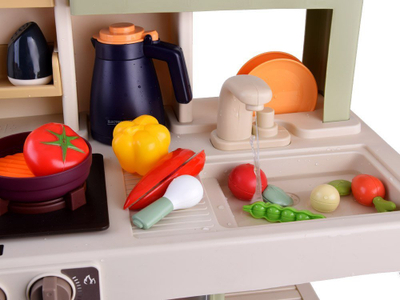 Kuzhinë lodër Home Kitchen ZA4666, 88 gjëra, me dritë edhe zhurma, shumëngjyrëshe