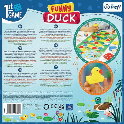 Loja me tabela Trefl Funny Duck, edukative për fëmijë, shumëngjyrëshe