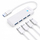 Hub USB Orico PAPW4A-U3, 4 porte USB-A 3.0, 1.8 m, i bardhë