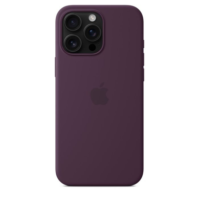 Apple iPhone 16 Pro Max Silicone Case with MagSafe, Plum
