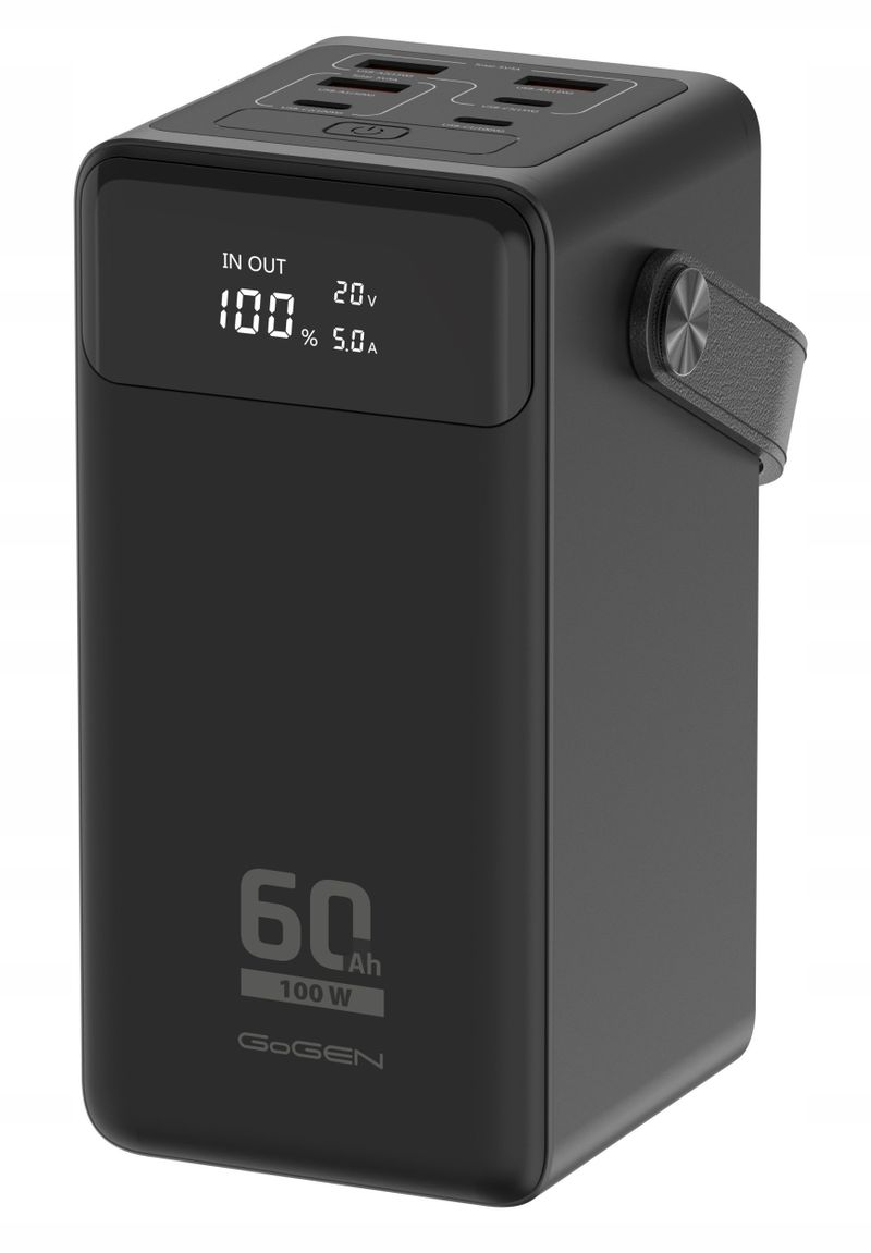 Powerbank GoGEN Large, 60000mAh, 100W, i zi