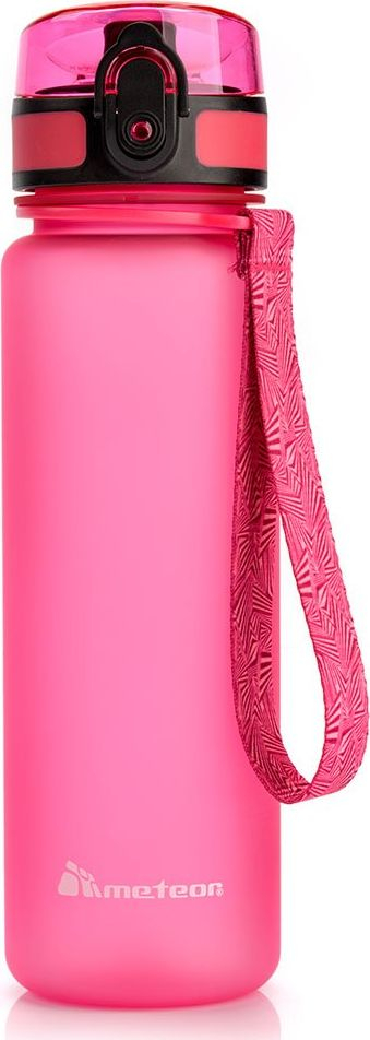 Shishe sportive Meteor Bottle 74573, 500ml, plastike, transparente