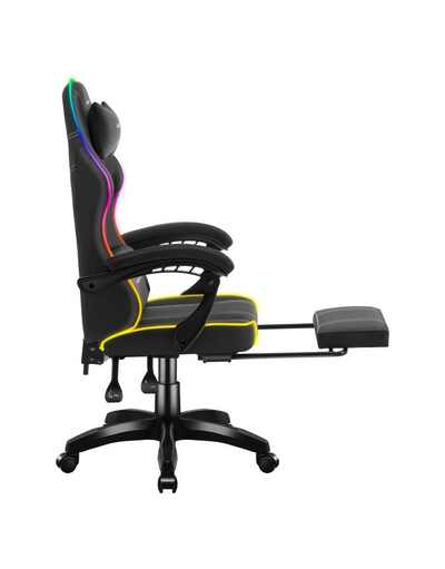 Karrige gaming Huzaro Force 3.7 RGB, ndriçim LED, e zezë