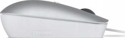 Maus Lenovo 540 USB C me kabllo, kompakt, 2400 DPI, gri cloud
