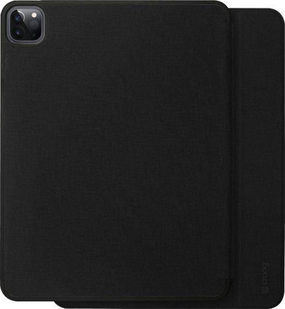 Mbulesë tablet Crong FlexFolio për iPad Pro 11" 2022 2021 dhe iPad Air 10.9" 4 5 Gen, me funksion Apple Pencil, e zezë