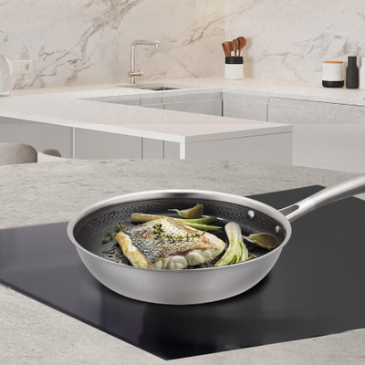 Tigan Maestro Professional MR-1224-28, 28 cm, çelik inox, argjendtë
