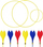 Loja me shigjeta Enero Dart Outdoor Dexterity Game, set për jashtë, për fëmijë 3+