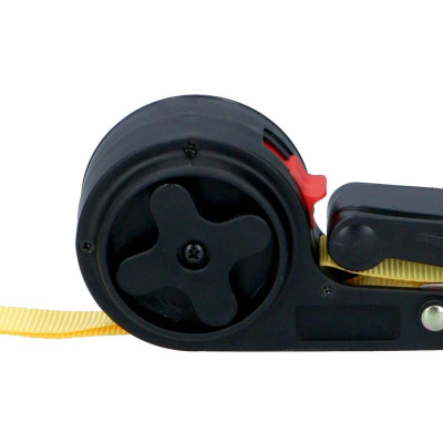 Rrip transporti Dunlop me ratchet, 4 m, 250 kg, i verdhë