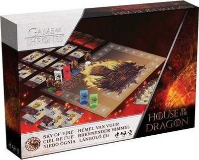 Друштвена игра House of the Dragon Sky of Fire, стратешка, за семејство, шарена
