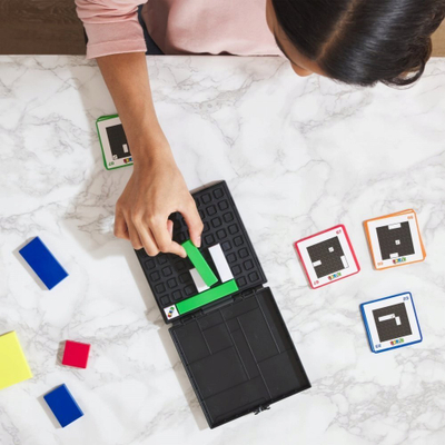 Lojë logjike Spin Master Rubiks Gridlock, puzzle strategjik, shumëngjyrëshe