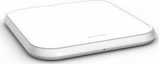 Karikues wireless ZENS Single Aluminium, 10W, me kabllo USB C, i bardhë