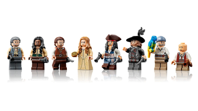 Set ndërtimi Pirates of the Caribbean, Captain Jack Sparrow Pirate Ship, model koleksionues, për të rritur, shumëngjyrëshe