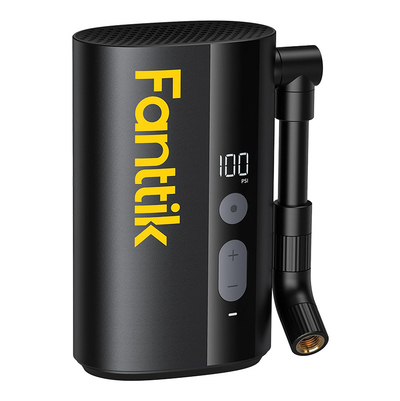 Pompë elektrike biçiklete Fanttik X9 Ace Mini, 150 PSI, manometër digjital, e zezë