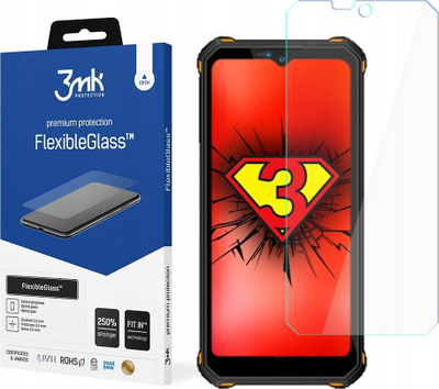 Mbrojtës ekrani 3mk FlexibleGlass për Oukitel WP15, xham hibrid, transparent