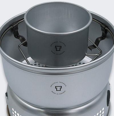 Tenxhere kampingu Trangia Micro Pot 327531, 0.5 L, alumin i lehtë, argjendtë