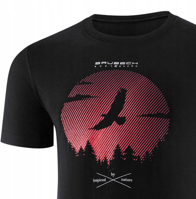 Женска блуза Brubeck Outdoor Wool Pro SS, кратки ракави, XXL, црна