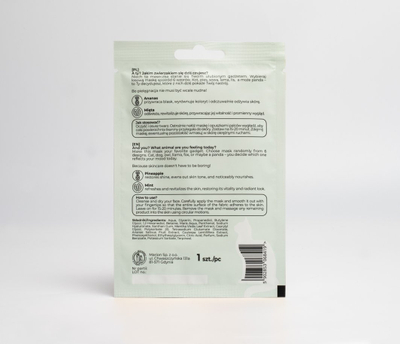 Maskë faciale në letër MARION Nourishing and Illuminating, ushqyese, ndriçuese, për lëkurë normale