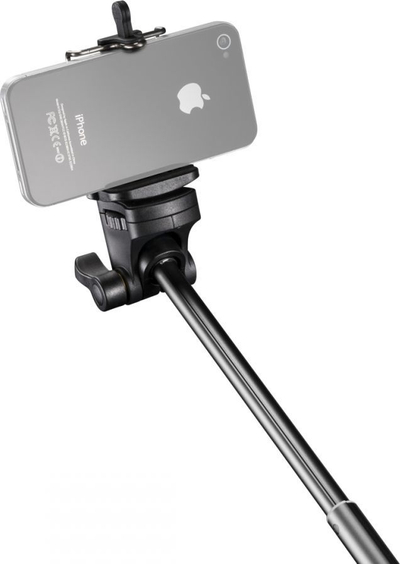 Shkop selfie Mantona for GoPro 20535, alumini, fileto 1/4", gri