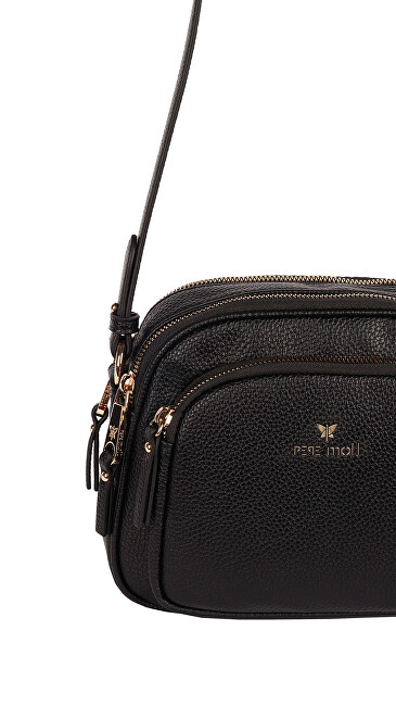 Çantë crossbody Pepe Moll 252232, lëkurë artificiale, e vogël, e zezë