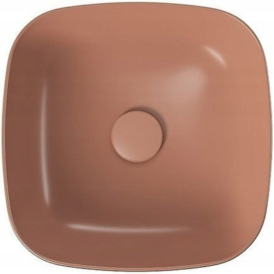 Lavabo mbi banak Cersanit Larga, katrore 38x38 cm, matt brick