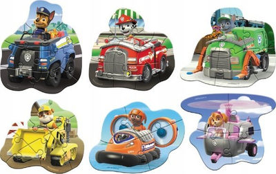 Puzzle Dodo Paw Patrol 6in1, 6 puzzle, 4 8 pjesë, shumengjyrëshe