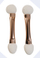 Сет апликатори за сенка за очи Double Foam Applicator X2, двостран сунѓер, 2 парчиња, металик розева боја