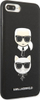 Futrollë telefoni Karl Lagerfeld KLHCI8LSAKICKCBK, për iPhone 7 Plus 8 Plus, hardcase, e zezë