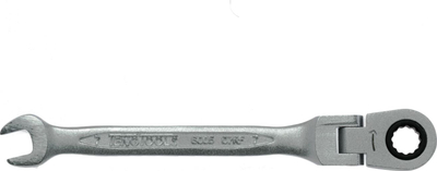 Çelës kombinues me racet Teng Tools 7 mm, me kokë që lëviz, çelik krom vanadium, ngjyrë argjendi