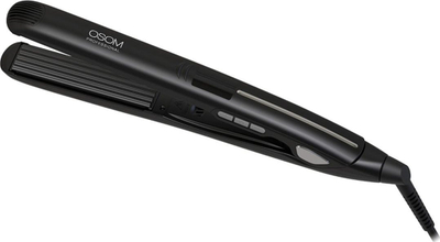 Krimper flokësh OSOM Professional OSOM8012BLHC, 48W, 130-230°C, i zi