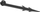 Kllapë fiksuese Gardena për tub 3/16" 4.6 mm, plastike, e zezë