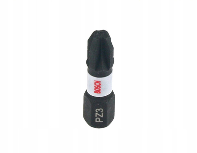 Bit kaçavide Bosch Pro Impact Control Torsion PZ3, 25mm, set 2 copë