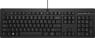 Tastierë HP 266C9AA, me kabllo USB, tastierë numerike, e zezë