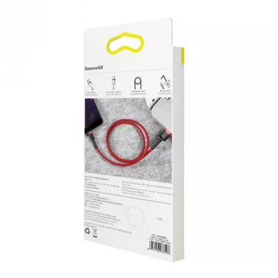 Kabllo Baseus, USB A / Lightning, 2 m, e kuqe