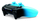 Gamepad Sony DualSense, Bluetooth USB, PlayStation 5, i zi blu