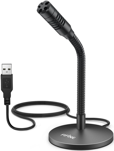 Mikrofon USB Fifine K050, kondensator cardioid, Plug and Play, i zi