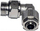 Fiting këndor innovatek 1/4" në 10/8mm, për ftohje me ujë, argjendtë