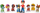 Set figurash Paw Patrol Jungle Pups 8 copë, lodra aksion për kalamoj, shumëngjyrëshe