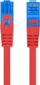 Kabllo Lanberg Patchord, CAT.6A S, 1m, e kuqe 