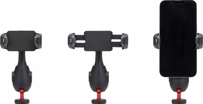 Mbajtëse telefoni JOBY GripTight PRO 3, rrotullim 360°, 2 cold shoe, e zezë