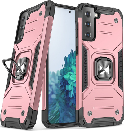 Mbulesë telefoni Wozinsky Ring Armor për Samsung Galaxy S22, hibride me unazë, ngjyrë ari