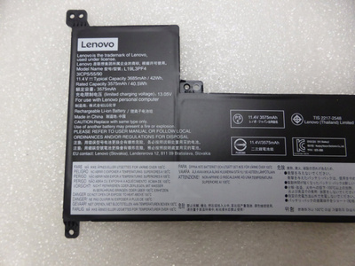 Bateri laptopi Lenovo L19L3PF4, 11.4V, 42Wh, e zezë