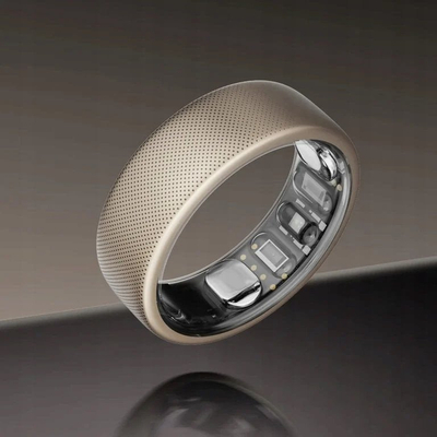 Паметен прстен Amazfit Helio Ring големина 8, монитор за сон и отчукување на срцето, водоотпорност 10 ATM, црн