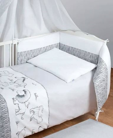 Set shtrati për kalamaj BIANCO Safari, 3 pjesë, pambuk 100%, shumëngjyrësh
