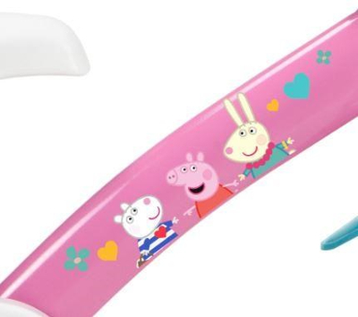 Biçikletë fëmijësh Toimsa Peppa Pig 12", me rrota ndihmëse, rozë