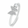 Unazë për femra Brilio Silver Butterfly RI142W
